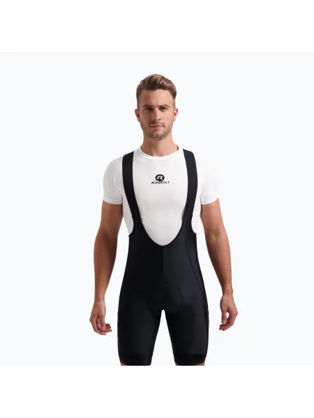 Мъжки шорти Rogelli Grvlr Cargo Bib Black черно