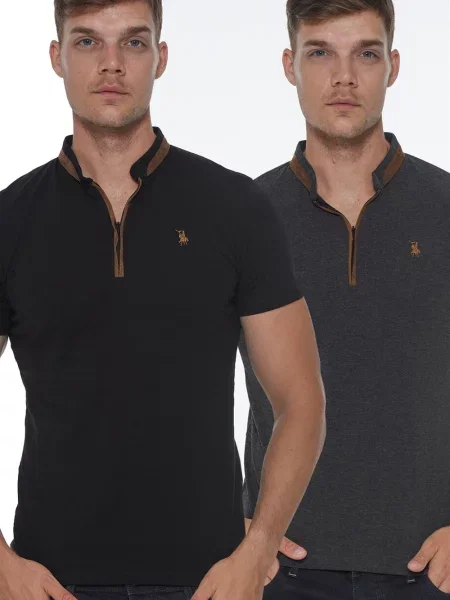 Polo majica Dewberry črna