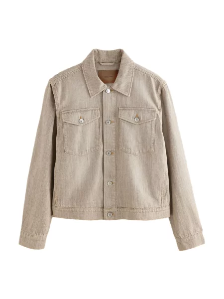 Next Geacă de primăvară-toamnă piatră gri