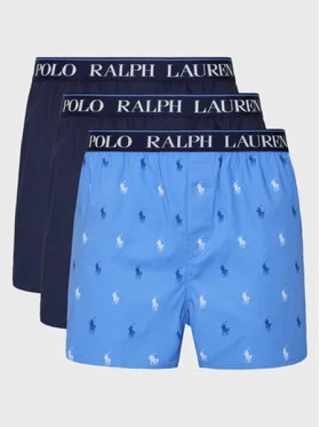 Polo Ralph Lauren Boxerky modrá / námornícka modrá / svetlomodrá biela