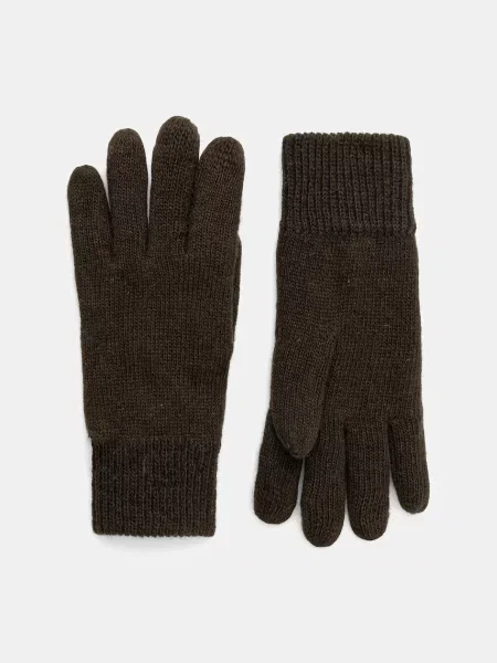 Вълнени ръкавици Barbour Carlton зелено