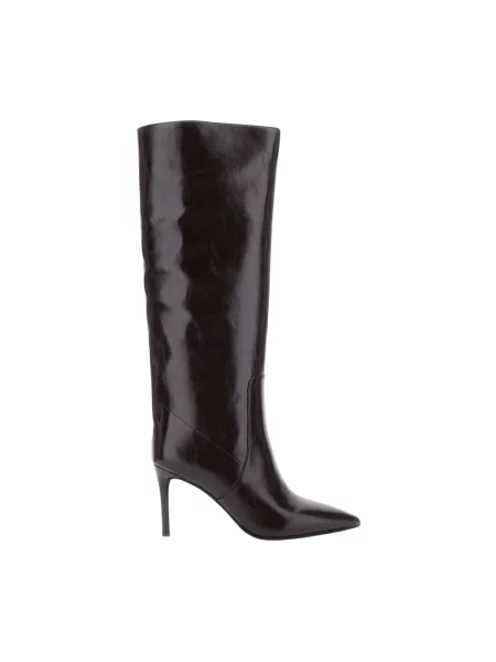 Botki Jeffrey Campbell skórzane brązowe