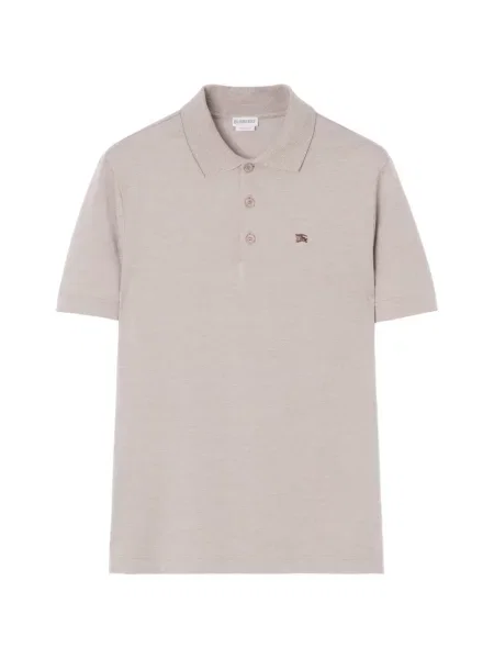 Tricou polo Burberry gri