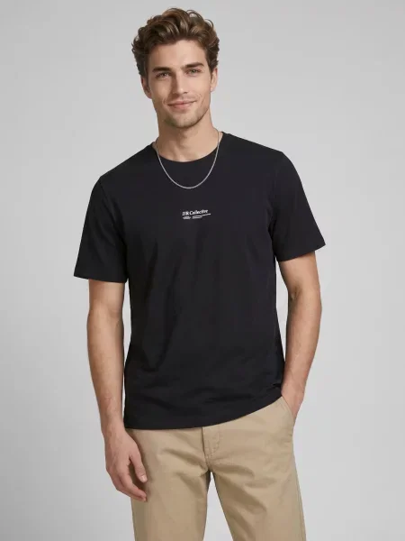 JJ Rebel Tricou JREBLUCA negru alb
