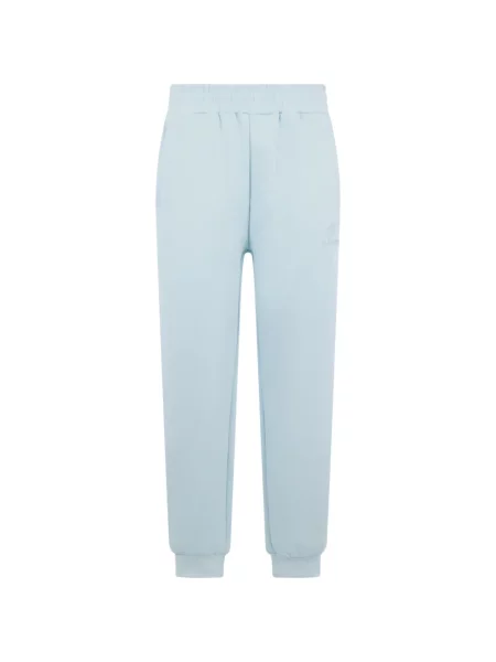 Běžecké tepláky Plein Sport s autogramem modré