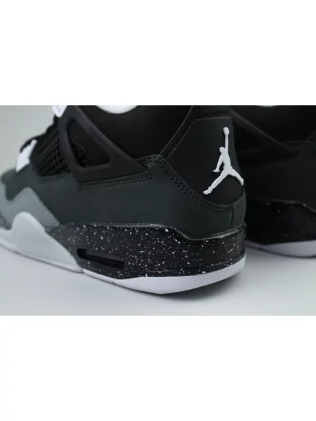 Sneakersy Jordan Air Jordan 4 skórzane retro czarne