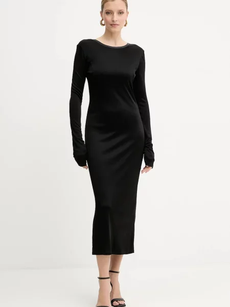 Obleka Patrizia Pepe črna