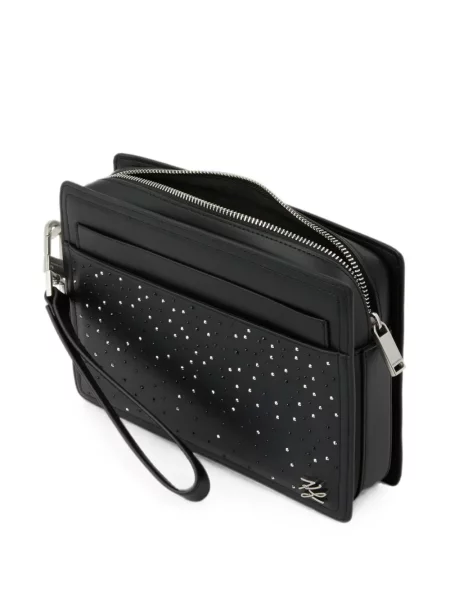 Stras geantă Karl Lagerfeld K/Autograph negru