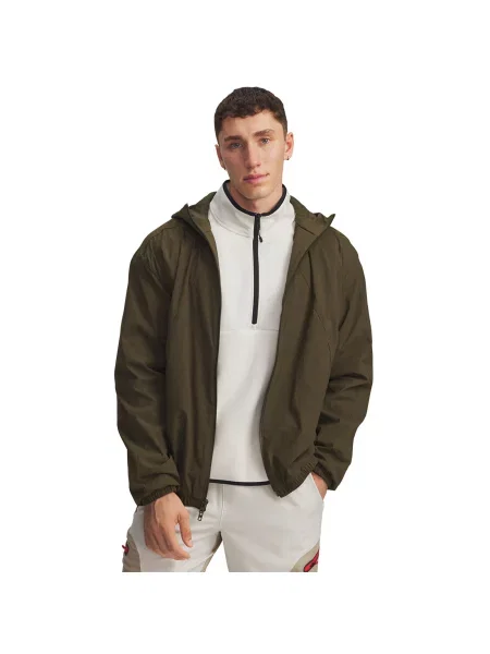 Sweatshirt Under Armour Unstoppable Txt Woven Jacket Green L verde