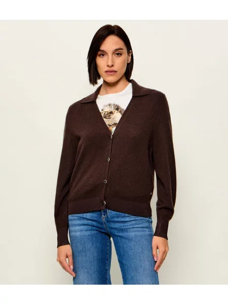 Marc Cain De cașmir cardigan maro