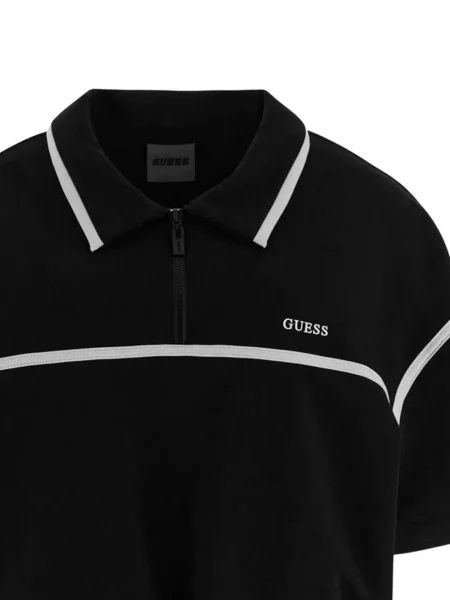 Top Guess cu broderie negru