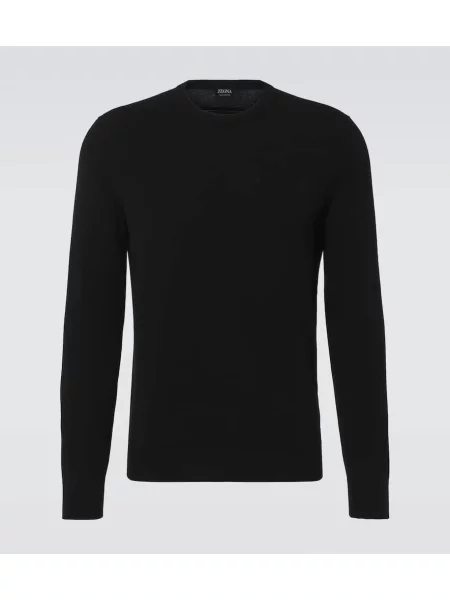 Pulover Zegna din cașmir negru
