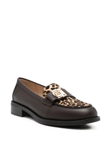 Pantofi loafer Liu Jo cu imagine cu model leopard maro