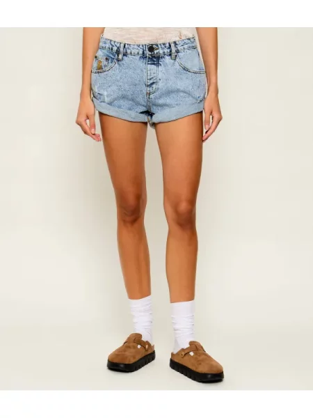 One Teaspoon De blugi pantaloni scurți BANDITS | low waist albastru