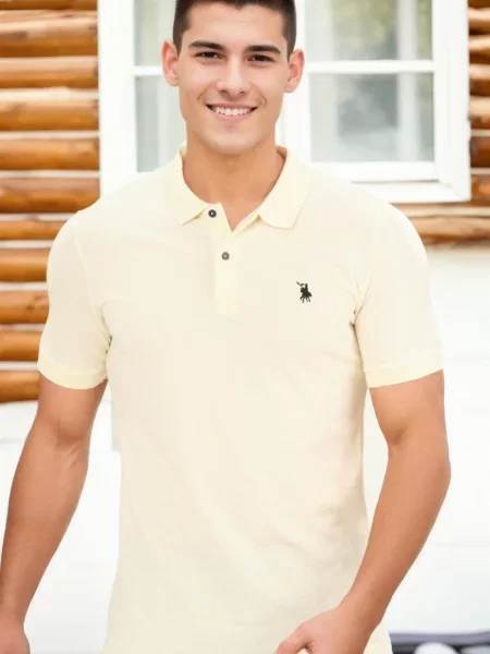 Tricou polo Dewberry alb