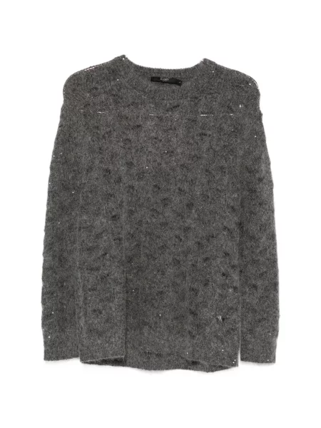 Pulover Seventy cu paiete gri