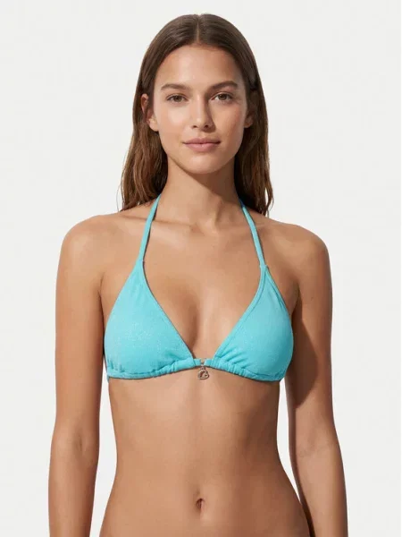 Banana Moon Bikini felső Crico Sparklesu Türkizkék
