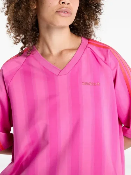 Бягане тениска Adidas с леопардов принт от джърси черно