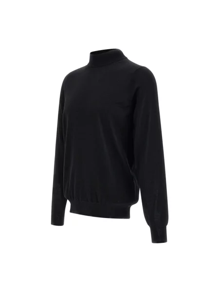 Sweter z golfem Filippo De Laurentiis czarny