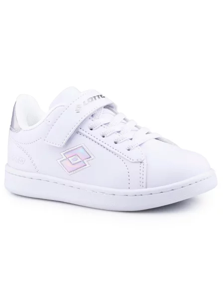 Buty dziecięce sportowe na rzep Lotto DAMPOLIS GC K białe
