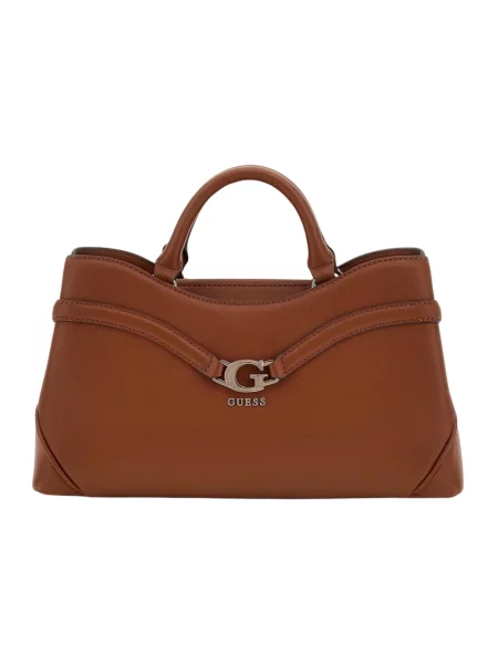 Guess torebka DEA brązowy