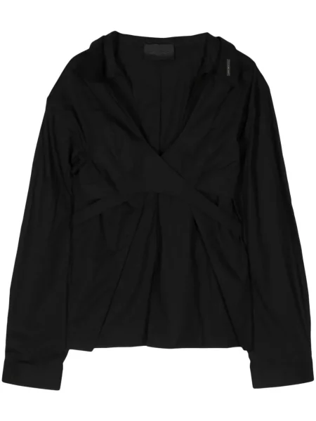 Top Heliot Emil lung negru