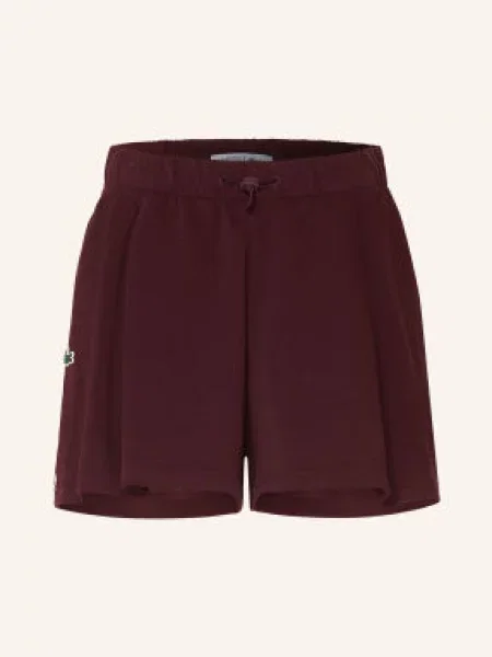Lacoste Tenisové Šortky Tennis Heritage tmavě červená bílá