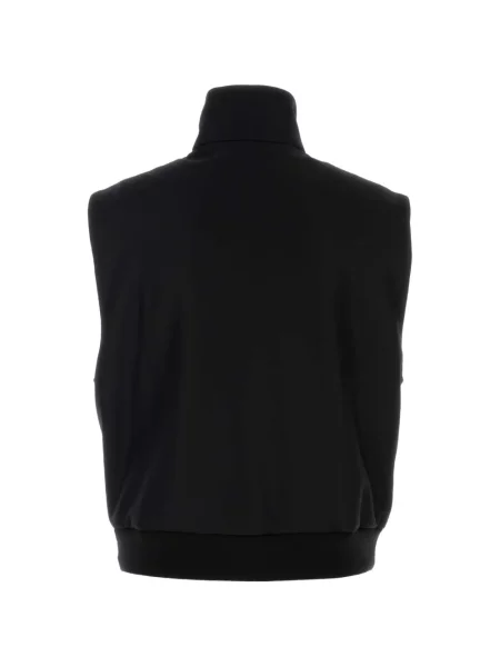 Vestă Jil Sander de lână negru