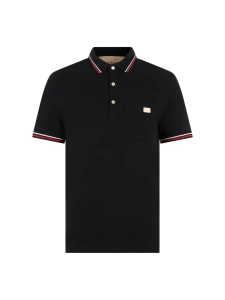 Koszulka polo Valentino czarna