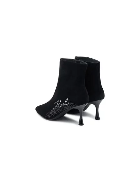 KARL LAGERFELD Čizme Sienna crna