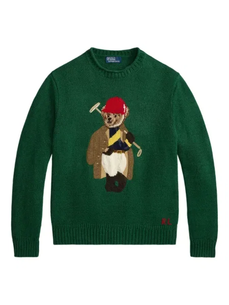 Șapcă Polo Ralph Lauren cu decolteu în V cu autograf în carouri albastru