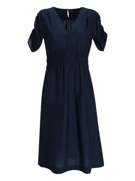 Sukienka midi Boss niebieska