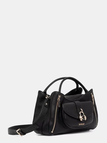 Crossbody kabelka Guess z ekologickej kože čierna