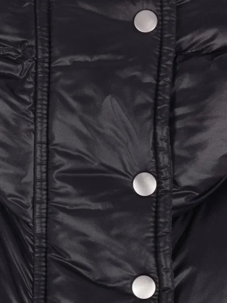 Geacă Jil Sander cu glugă negru