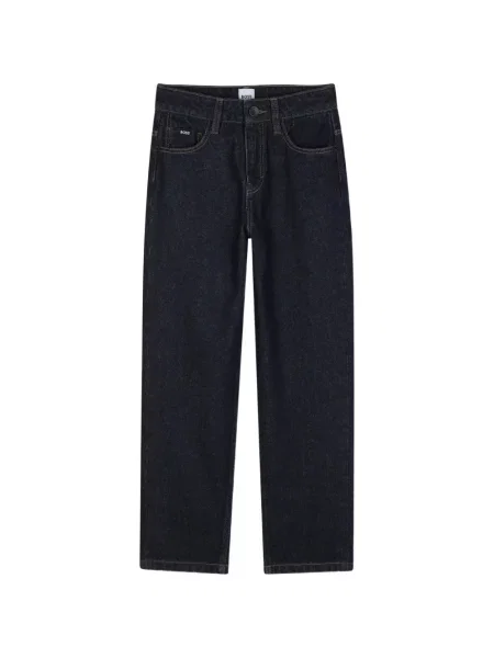 Jeansy straight leg dziecięce Bosswear niebieskie