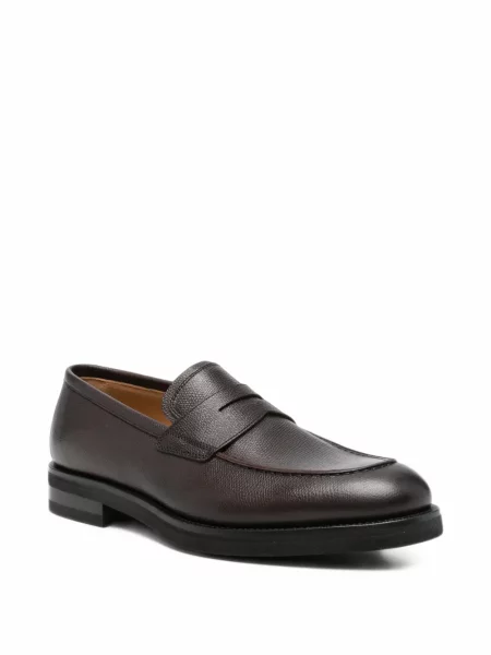 Pantofi loafer Ferragamo din piele maro