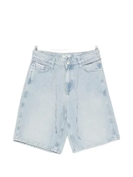 Pantaloni scurți din denim Marc O'polo cu legături albastru