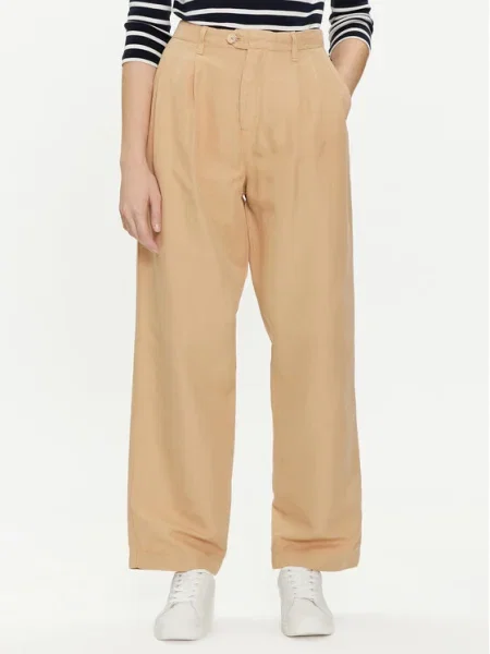 Tommy Hilfiger Szövet nadrág bézs