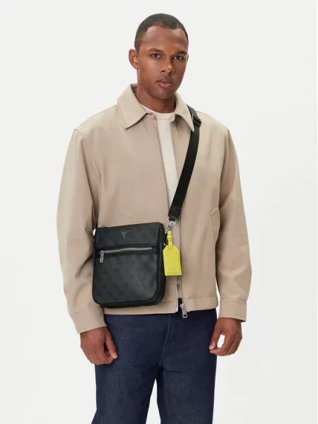 Guess Мъжка чантичка HMMILO сив