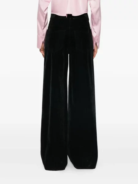 Pantaloni Forte_forte de catifea negru