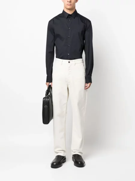 Ilgas marškiniai Giorgio Armani mėlyna