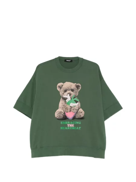 Grafic hanorac Undercover cu imagine verde