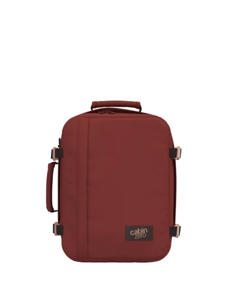 CabinZero Classic 28 l sangria red turistický batoh červená