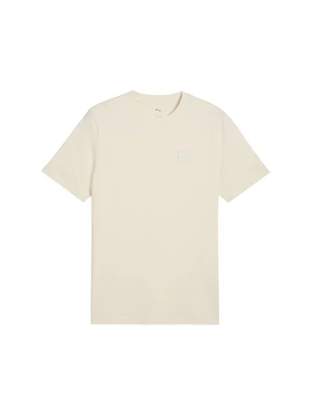 Koszulka Essentials Elevated PUMA No Dye Color Mix beżowa