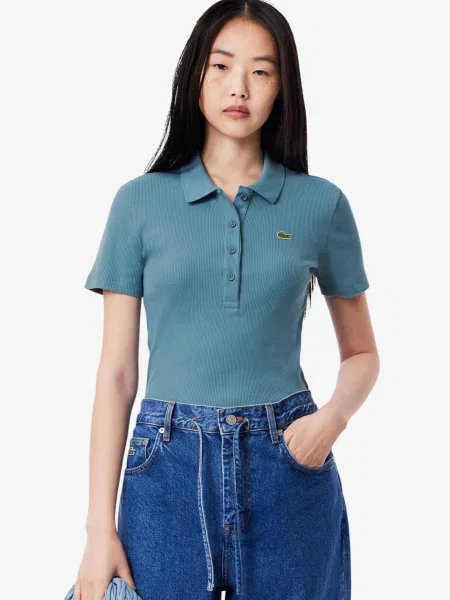 Поло Lacoste блакитне