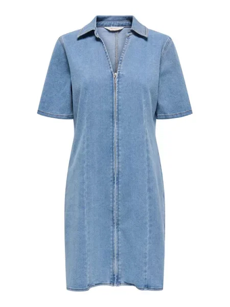 Kostiumas džinsinė suknelė Only mėlyna