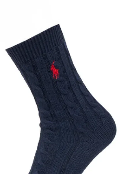 Polo Ralph Lauren Vysoké pánske ponožky Tmavomodrá