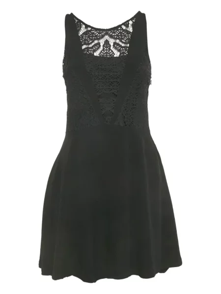 Rochie Sandro din dantelă de costum negru
