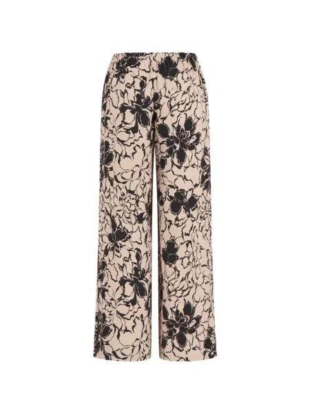 Pantaloni Solaqua cu model floral cu imagine