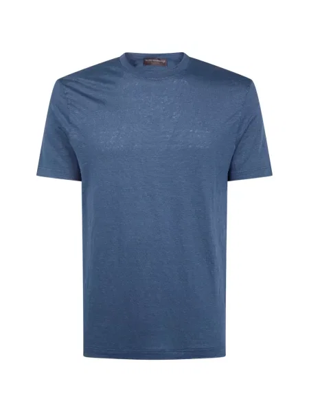 Tricou Filippo De Laurentiis cu decolteu rotund albastru
